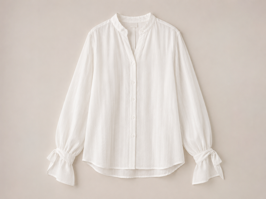 Camisa Branca Oversized Manga Longa BellaVita - foto 7