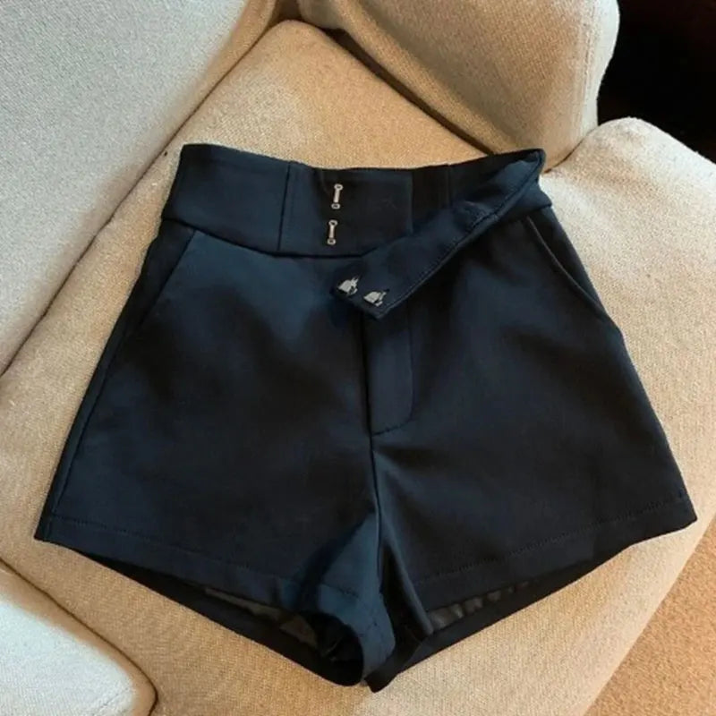 Short Feminino Preto Cintura Alta BellaVita - foto 14