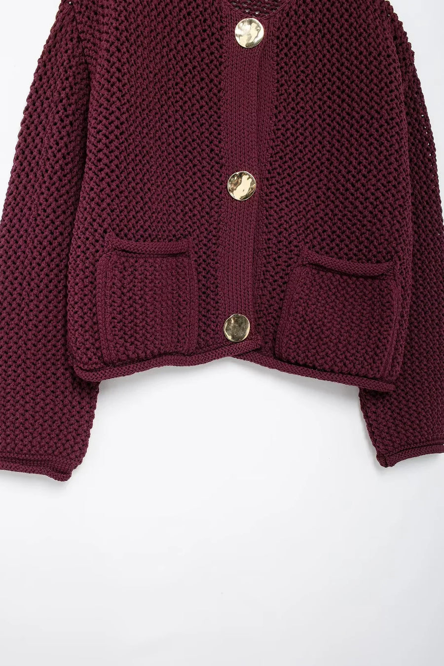Cardigan Cropped Tricot Manga Longa BellaVita - foto 13