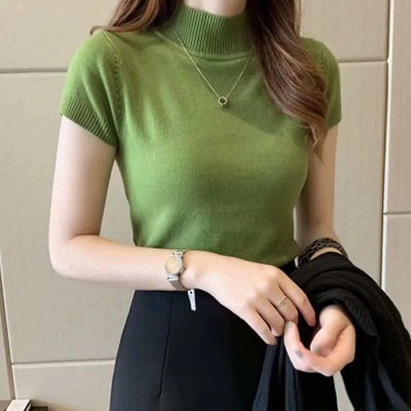 Blusa Leve Gola Alta BellaVita — foto 1