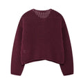 Cardigan Cropped Tricot Manga Longa BellaVita - miniatura 9