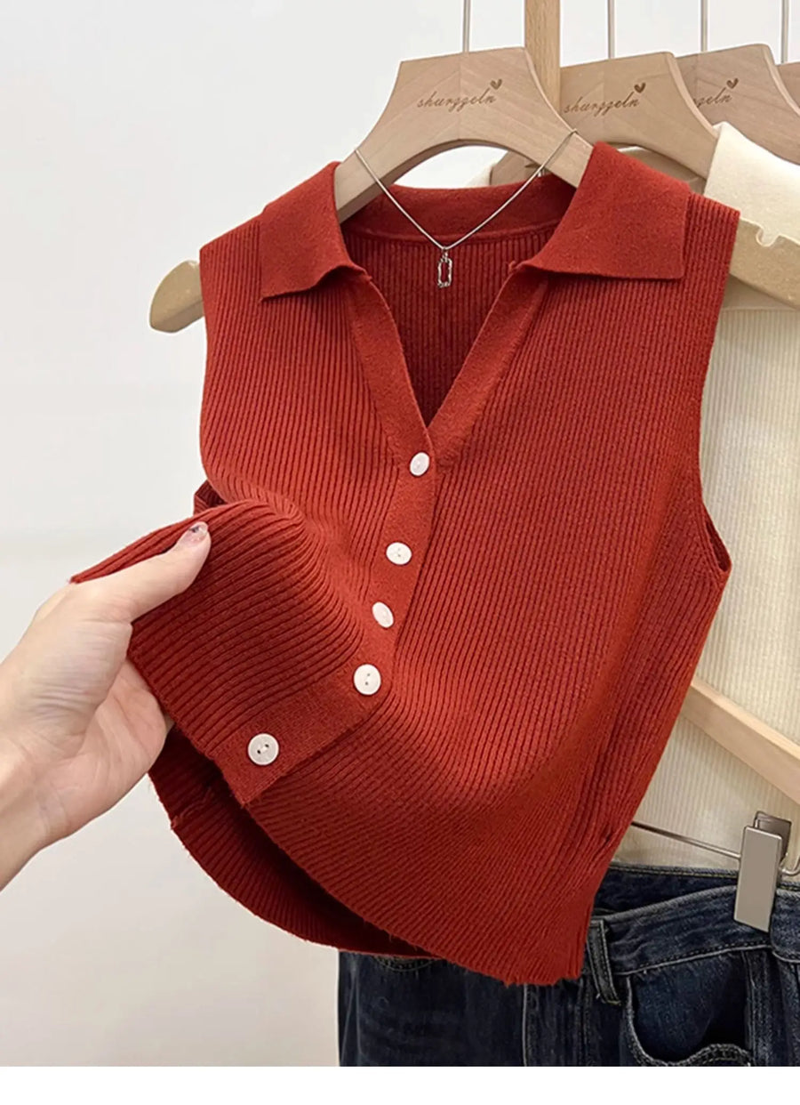 Colete Tricot Feminino com Botões BellaVita - foto 15
