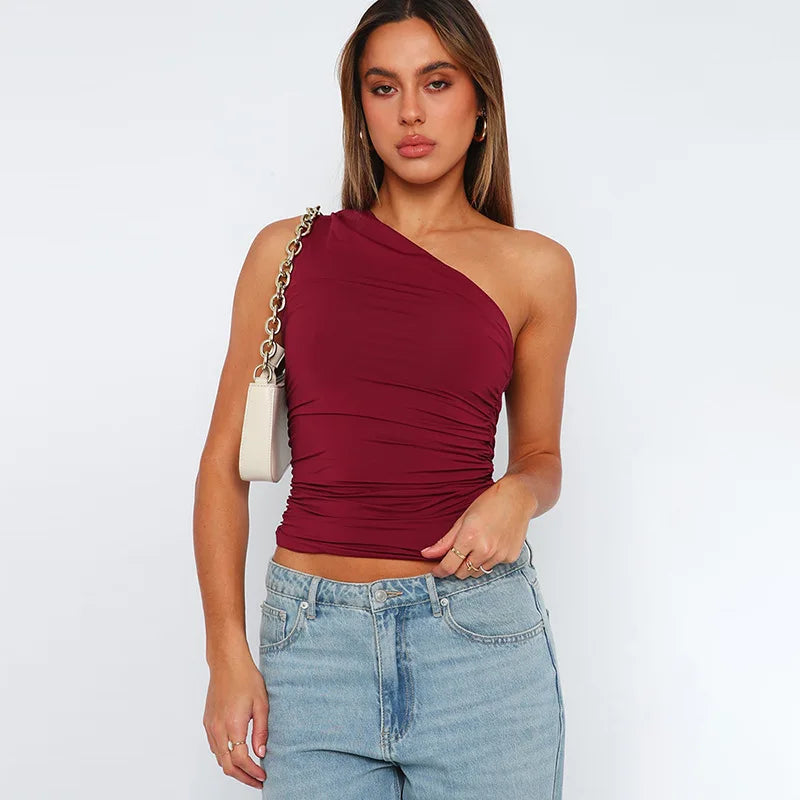 Blusa Um Ombro Só Slim BellaVita — foto 5