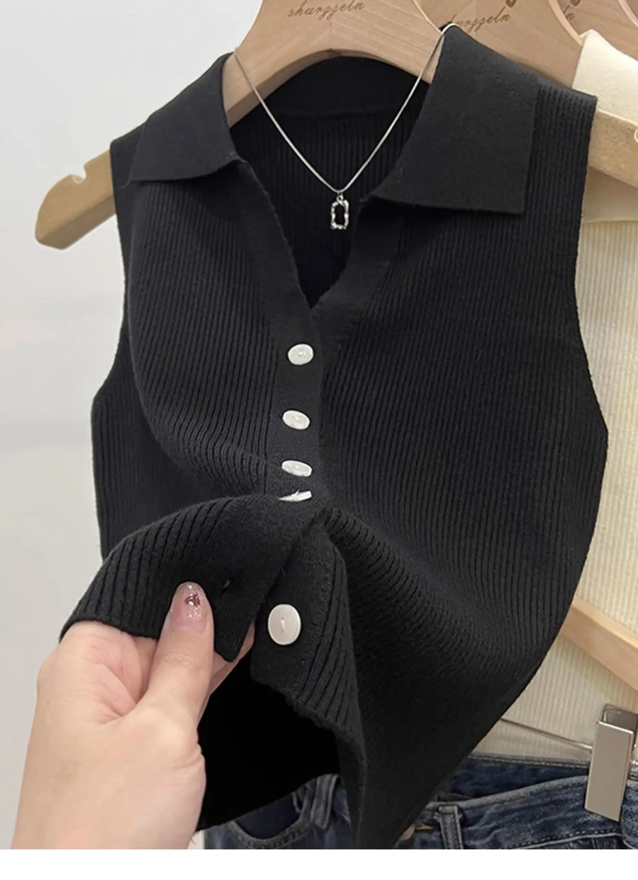 Colete Tricot Feminino com Botões BellaVita - foto 19