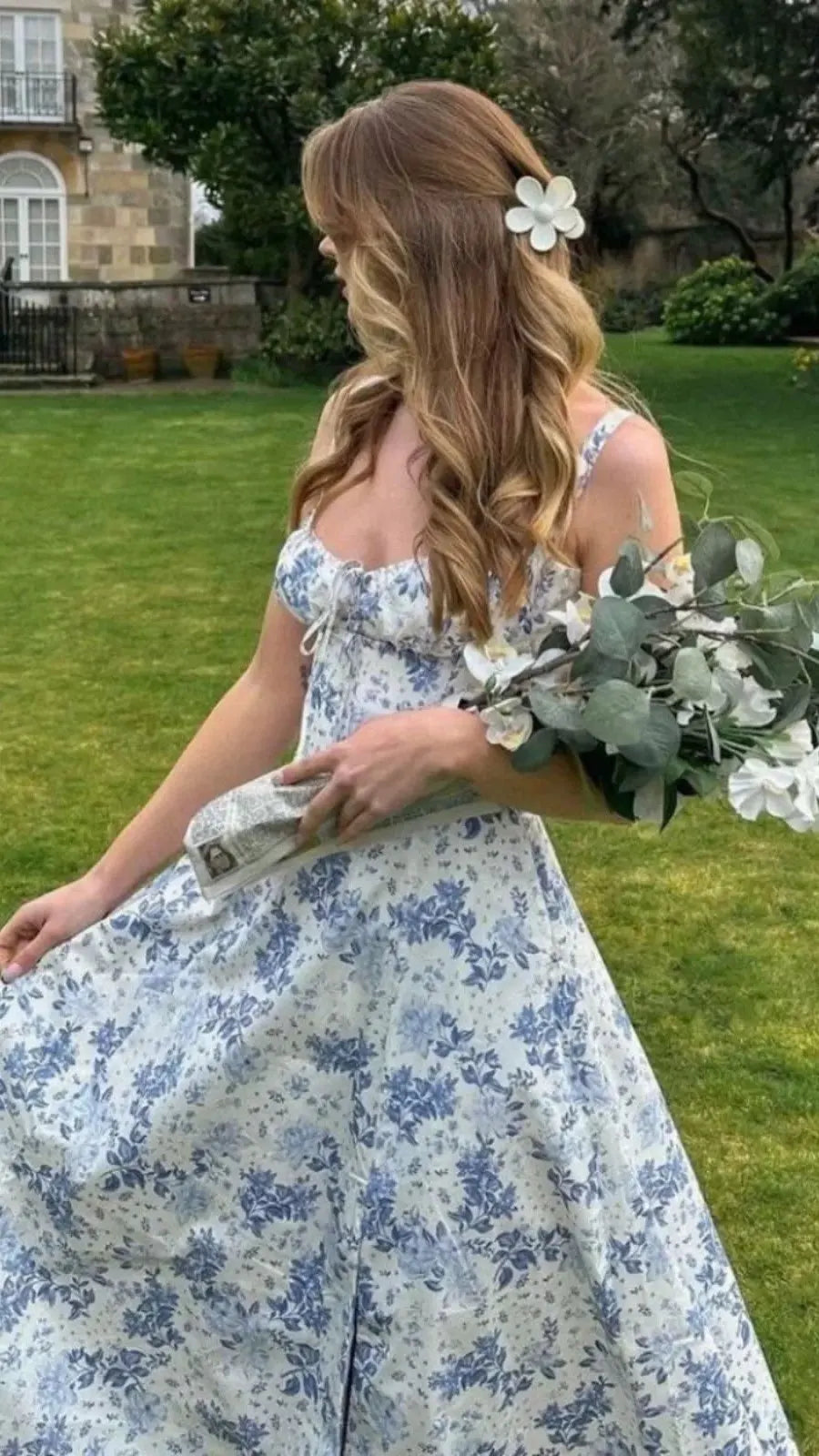 Vestido Midi Floral com Corset BellaVita - foto 2
