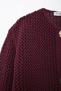 Cardigan Cropped Tricot Manga Longa BellaVita - miniatura 11