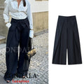 Calça Pantalona Feminina com Pregas e Bolsos - miniatura 16