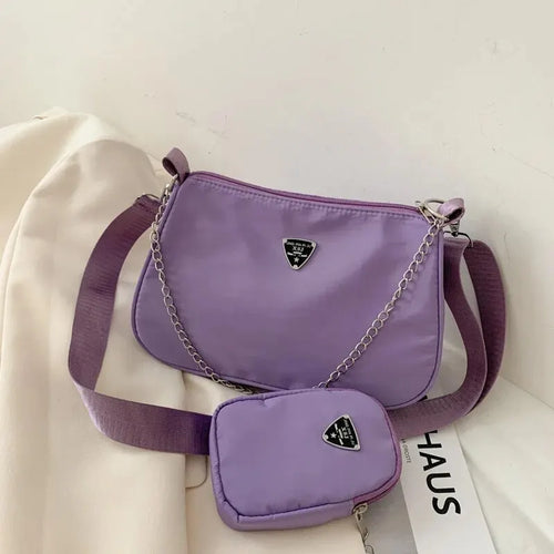 Bolsa Transversal Feminina Portátil e Casual