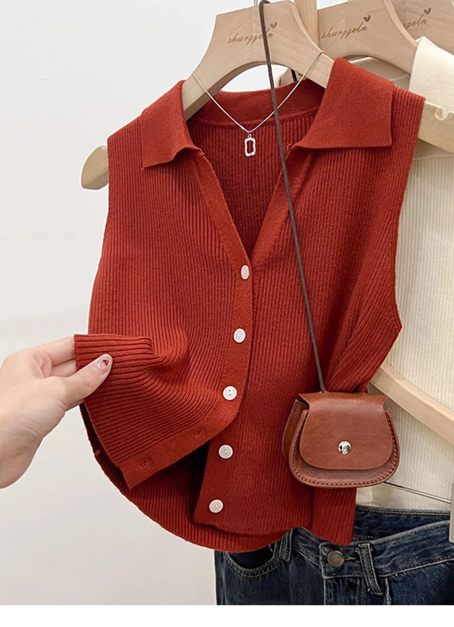 Colete Tricot Feminino com Botões BellaVita - foto 18