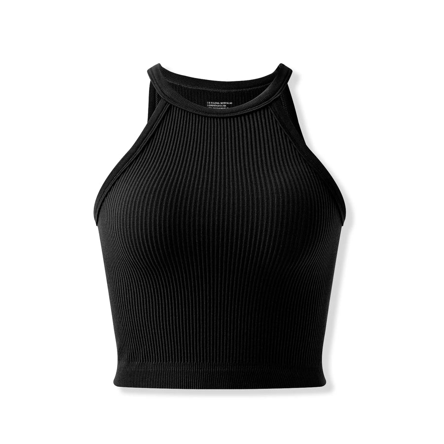 Blusa Cropped Sem Manga Gola Alta BellaVita - foto 20