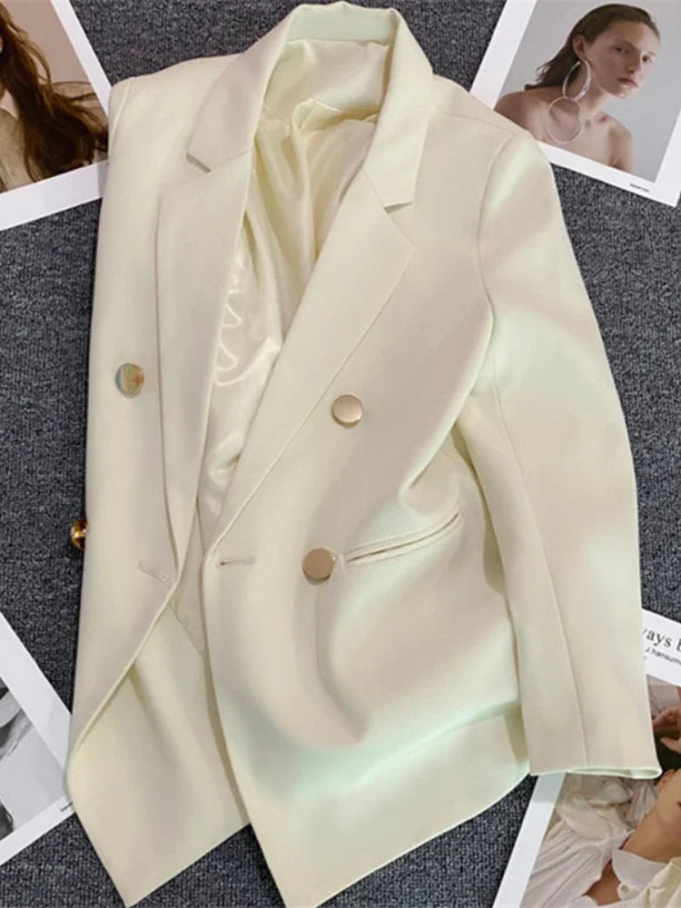 Blazer Feminino Elegante Abotoamento Duplo BellaVita - foto 21
