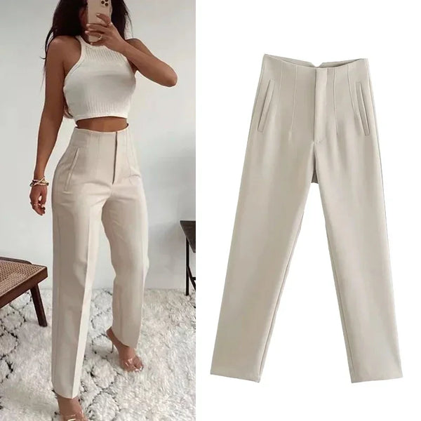 Calça Social Feminina Cintura Alta BellaVita