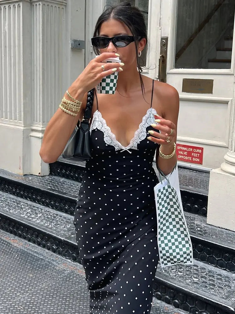 Vestido Longo Patchwork Tossy com Decote V - foto 6