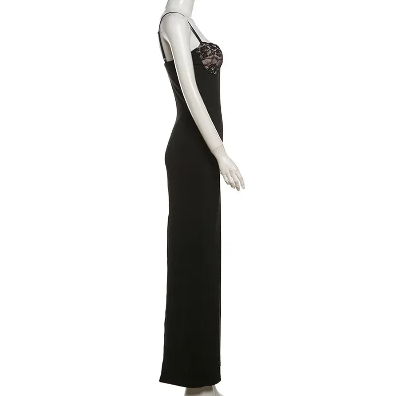 Vestido Maxi com Renda e Costas Abertas BellaVita — foto 4