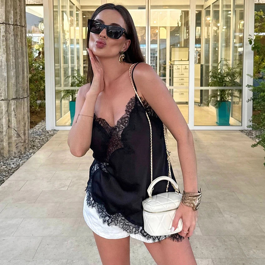 Regata Preta de Renda com Alcinha BellaVita - foto 16