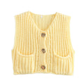 Suéter Cropped de Moda Coreana - miniatura 12