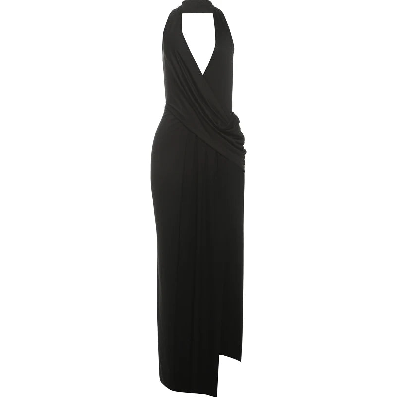 Vestido Longo Frente Única com Fenda BellaVita — foto 7