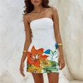 Saia Mini Estampada com Flores Estilo Verão - miniatura 6