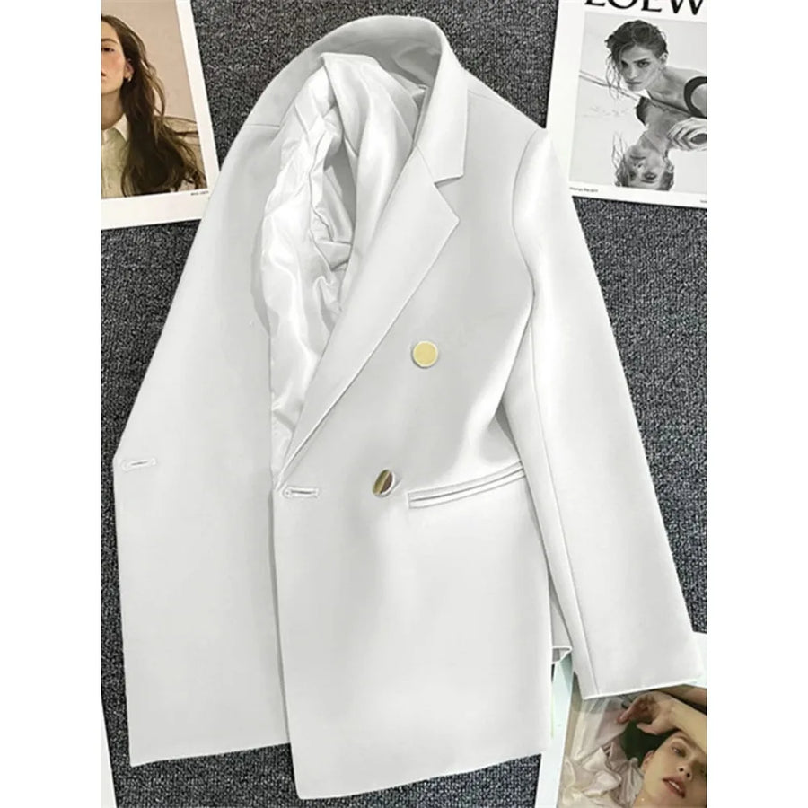 Blazer Feminino Elegante Abotoamento Duplo BellaVita - foto 17