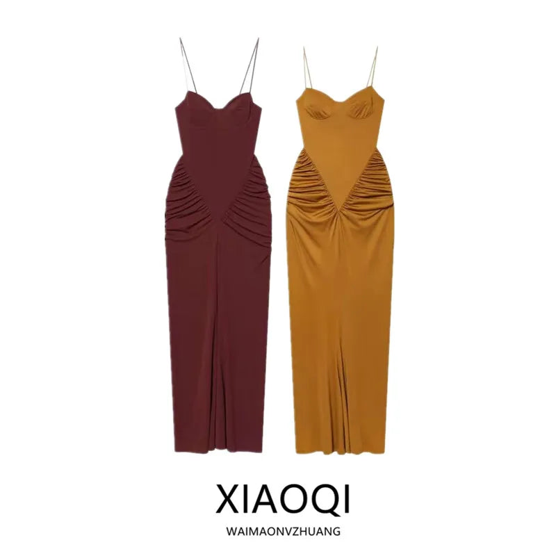 Vestido Bustier Plissado Cintura Alta BellaVita - foto 1