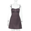 Vestido Curto Poá Frente Única BellaVita — miniatura 4