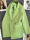 Blazer Feminino Elegante Abotoamento Duplo BellaVita — miniatura 8