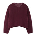 Cardigan Cropped Tricot Manga Longa BellaVita — miniatura 5