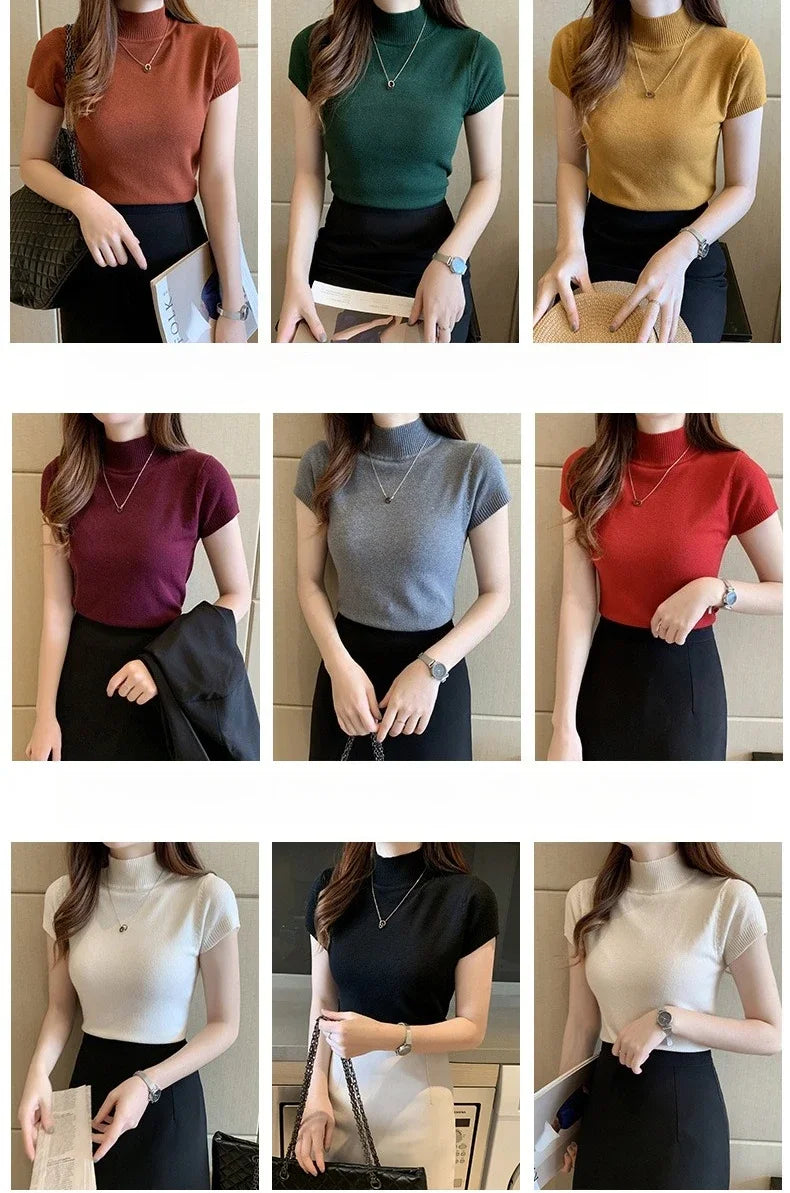 Blusa Leve Gola Alta BellaVita — foto 7