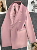 Blazer Feminino Elegante Abotoamento Duplo BellaVita - miniatura 19