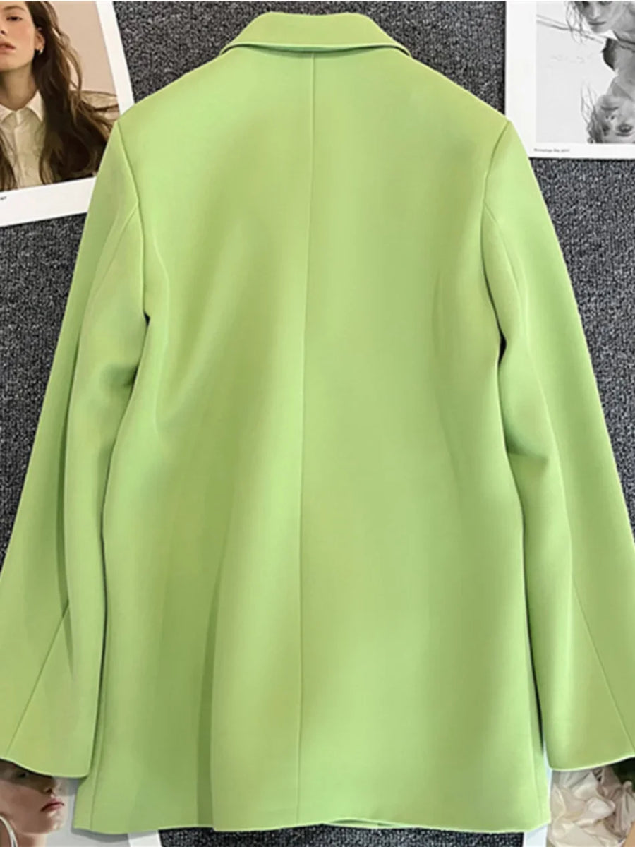 Blazer Feminino Elegante Abotoamento Duplo BellaVita - foto 10