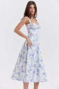 Vestido Midi Floral com Corset BellaVita - miniatura 22