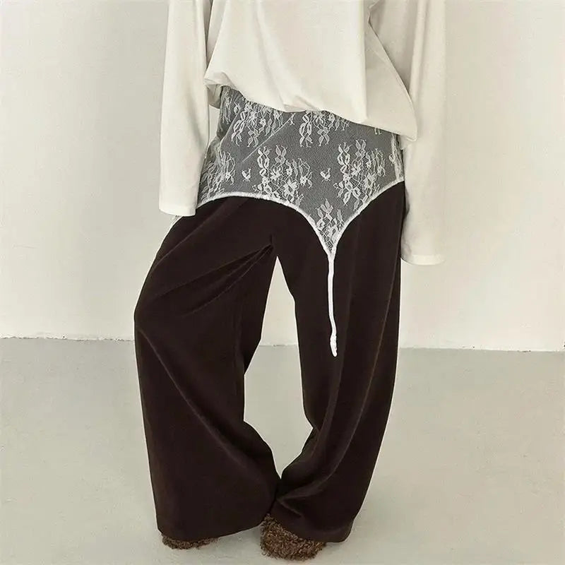 Calca Feminina de Renda com Cintura Alta — Estilo Boemio — foto 8