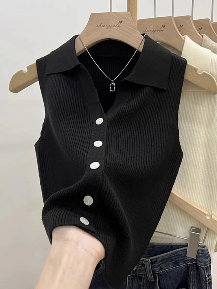 Colete Tricot Feminino com Botões BellaVita - foto 24