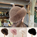 Chapéu feminino de inverno com pelúcia, resistente ao frio — miniatura 2