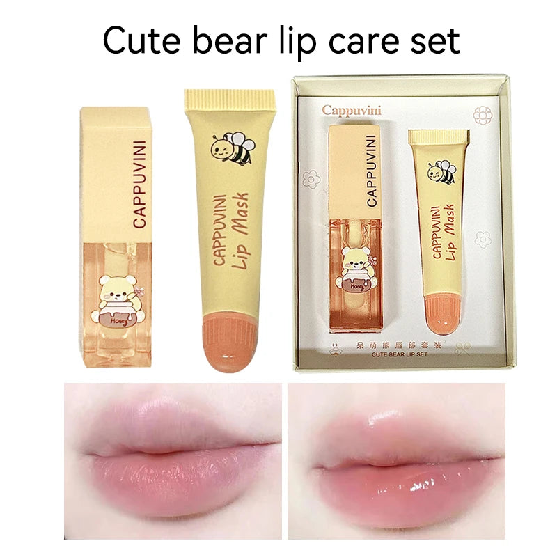 Kit Cuidado Labial Mel com Óleo e Máscara BellaVita — foto 2