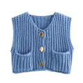 Suéter Cropped de Moda Coreana - miniatura 20