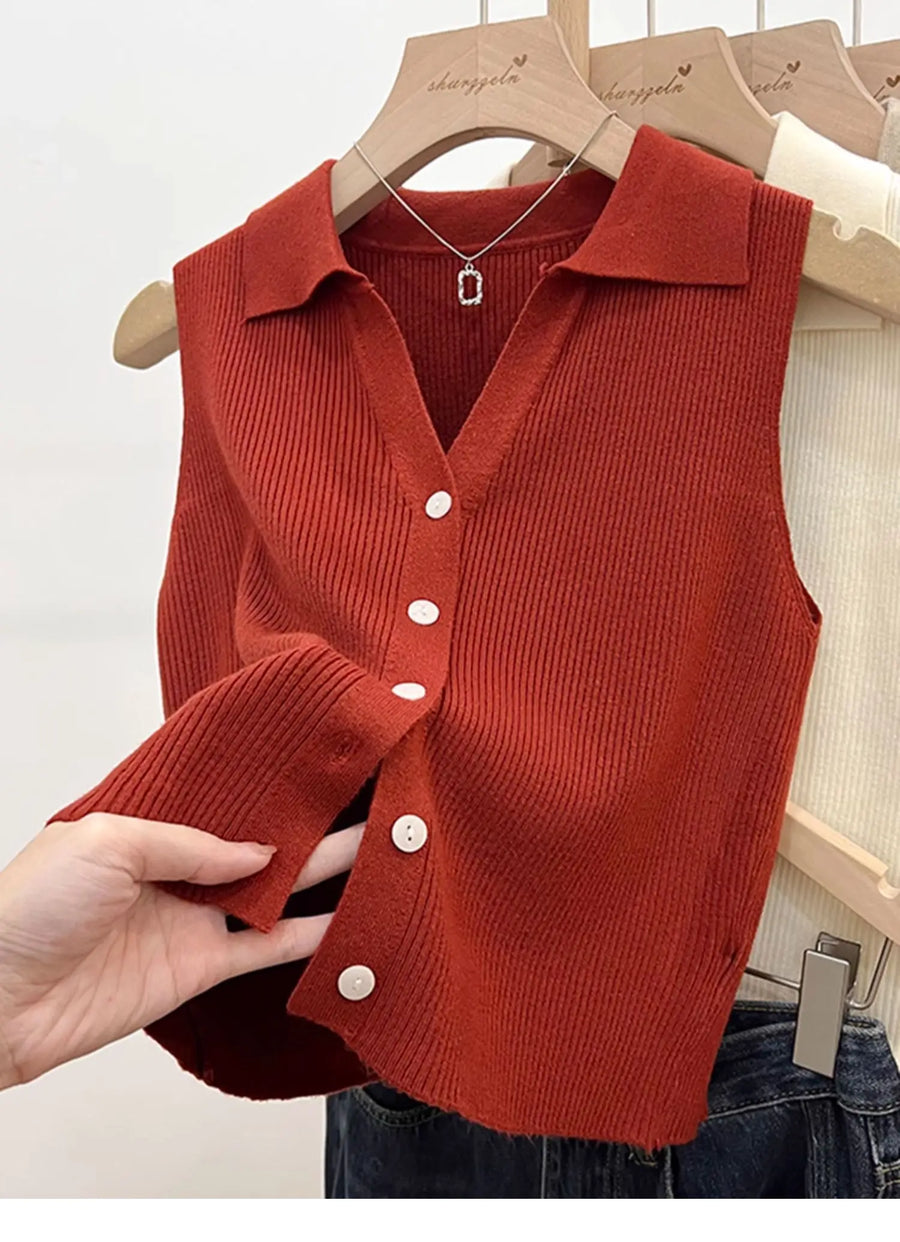 Colete Tricot Feminino com Botões BellaVita - foto 16
