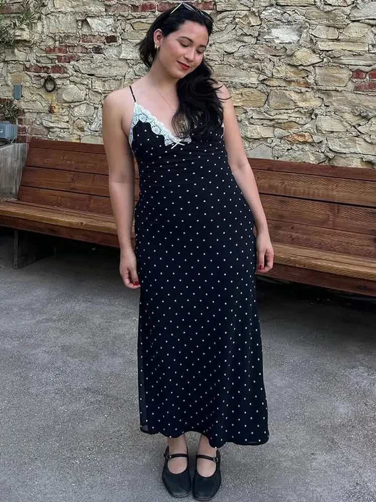 Vestido Longo Patchwork Tossy com Decote V - foto 2