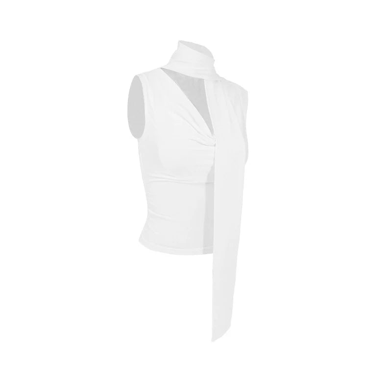 Regata Tricot Slim com Decote V BellaVita — foto 8