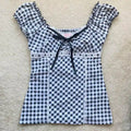 Camiseta Feminina Crop Top com Decote Quadrado e Renda — miniatura 3