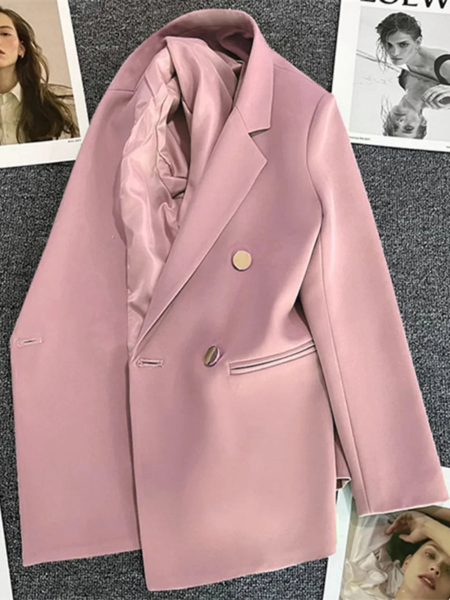 Blazer Feminino Elegante Abotoamento Duplo BellaVita - foto 14