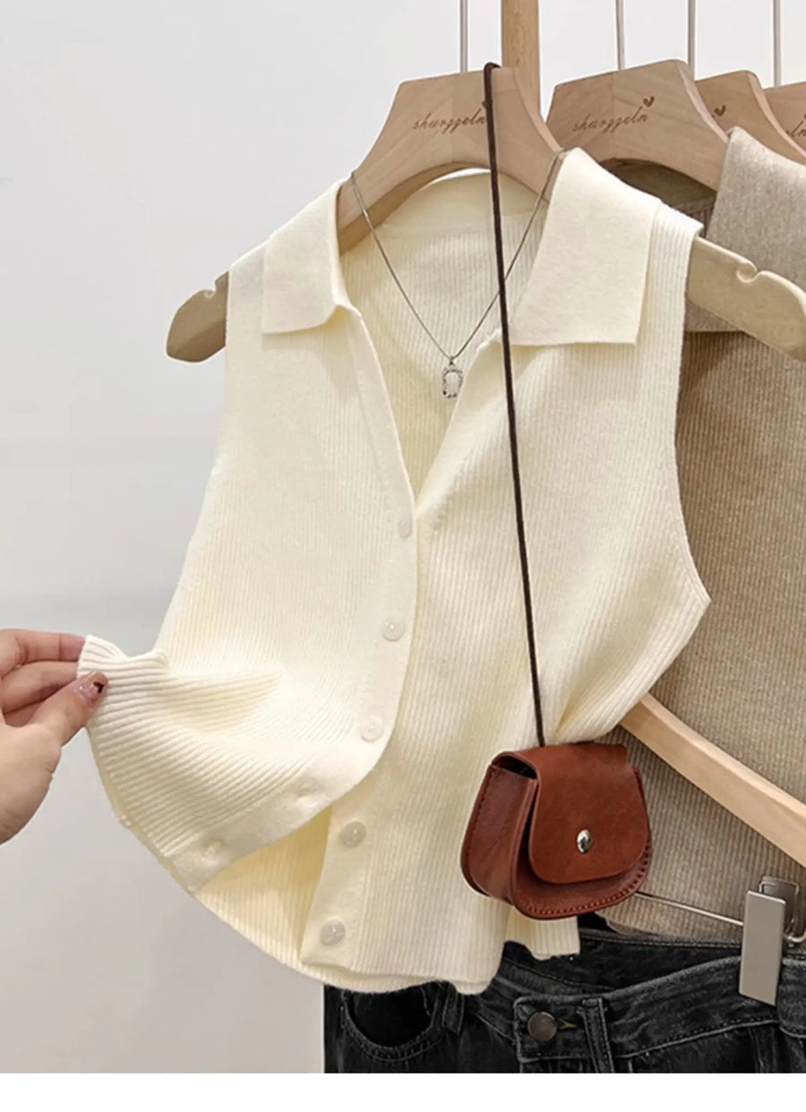 Colete Tricot Feminino com Botões BellaVita - foto 10