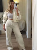 Conjunto Feminino Jaqueta e Calça Wide Leg BellaVita — miniatura 5