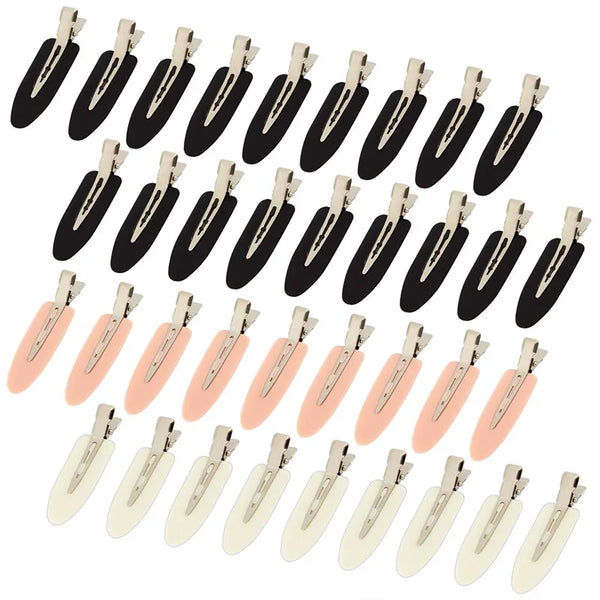 Kit com 10 Presilhas Basicas para Cabelo — Penteado e Maquiagem