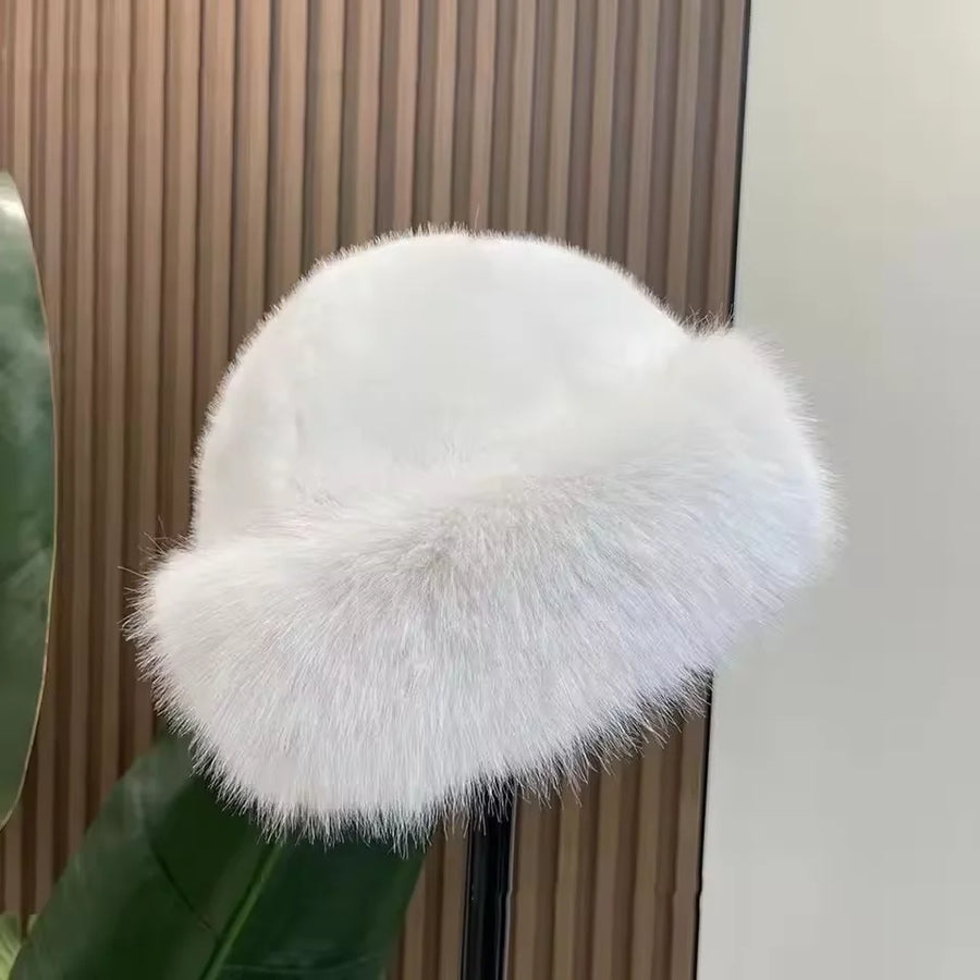 Chapéu feminino de inverno com pelúcia, resistente ao frio - foto 13