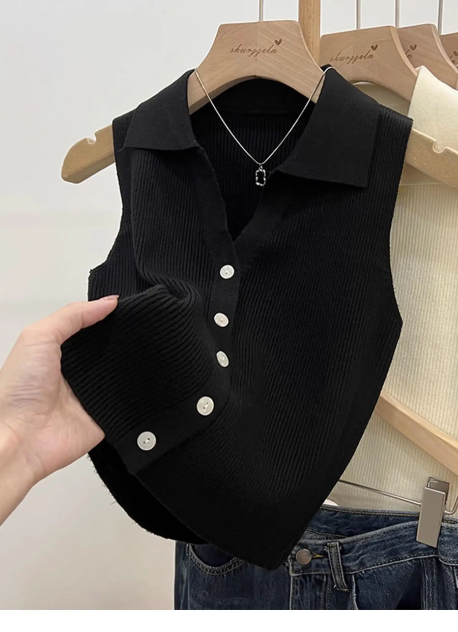 Colete Tricot Feminino com Botões BellaVita - foto 22