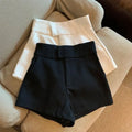 Short Feminino Preto Cintura Alta BellaVita — miniatura 1